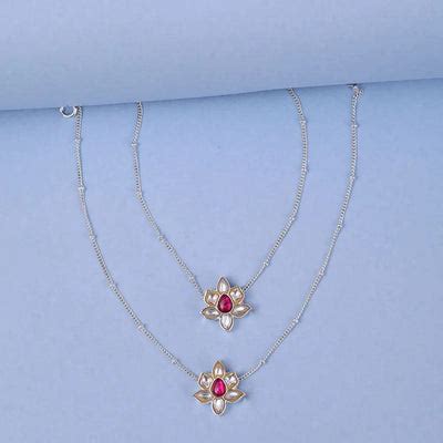 Buy Gold Plated Silver 92.5 Anklet Online at Unniyarcha – Unniyarcha