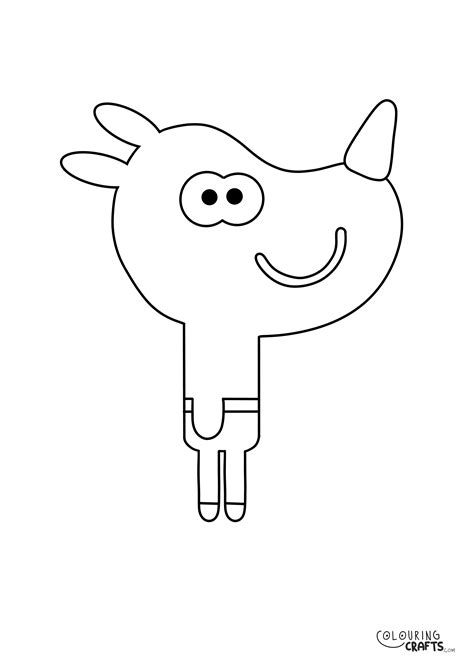 Tag Hey Duggee Colouring Page - Colouring Crafts