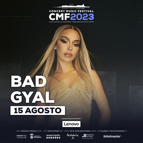 Bad Gyal se suma al cartel cmf2023 junto a la fiesta Bresh