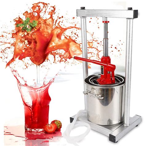12L Stainless Steel Fruit Press Crusher Grinder Cider Wine Juice Making ...