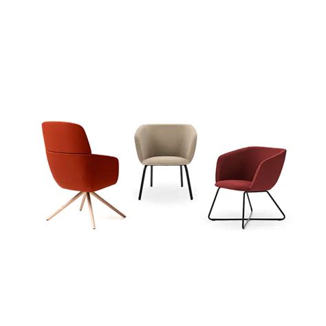 BIM objects - Free download! Bool upholstered armchairs | BIMobject