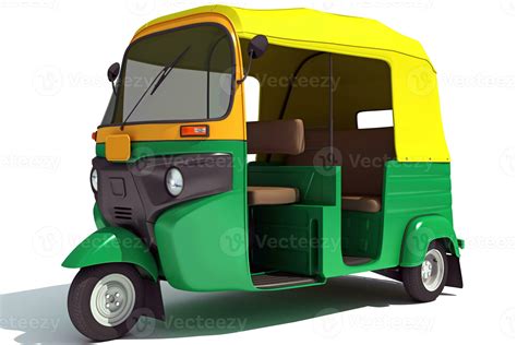 auto bicitaxi bajaj tuktuk 3d representación en blanco antecedentes 36388761 Foto de stock en ...