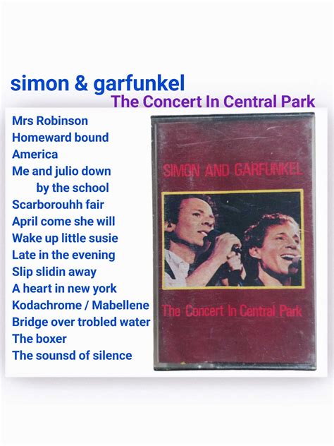 มือ2 เทปเพลง Simon & Garfunkel อัลบั้ม The Concert in Central Park ...