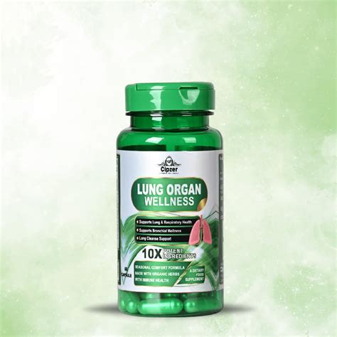 Buy CIPZER Lung Organ Wellness, Lung detox for Smokers pure ayurvedic ...