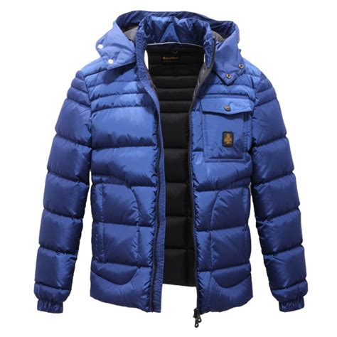 6406AI piumino uomo REFRIGIWEAR BENSON man down padded jacket bluette