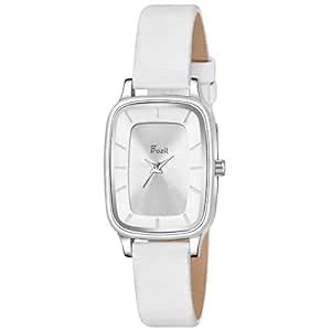 FROZIL Analogue Silver Dial White Belt Watch for Girls and Womens(S-465 ...