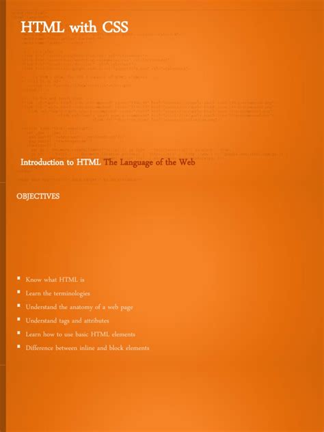 Image result for HTML Introduction PDF