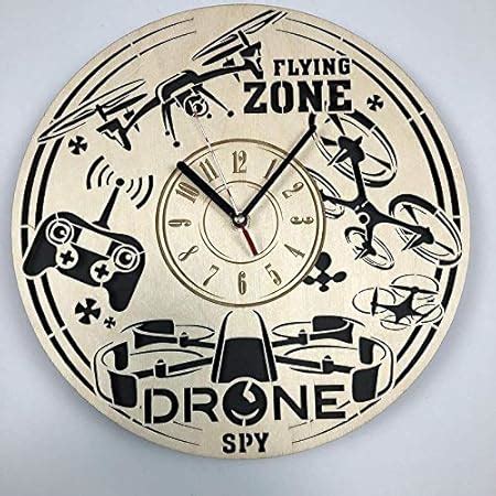 Buy NABSTER Barbershop Wall Clock Made of Eco Friendly Wood - Unique ...