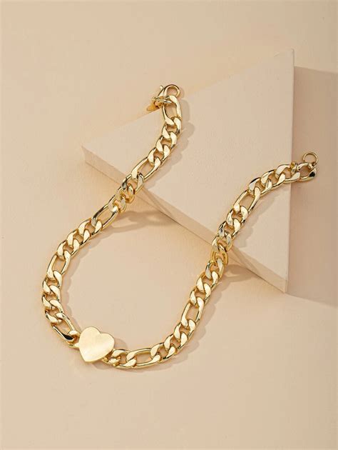 Heart Decor Chain Choker | SHEIN USA
