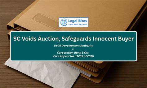 SC Cancels Property Auction Sale for Non-Disclosure of Encumbrances ...