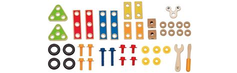 Buy Hape-Wooden Basic Builder Set Online at Low Prices in India - Amazon.in