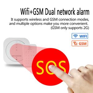 Jual Tuya Wifi Gsm Smart Home Security Alarm System With Touch Keyboard ...