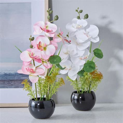 Buy Gardenia Artificial Flowers in Pot - 30 cm from Home Centre at just ...