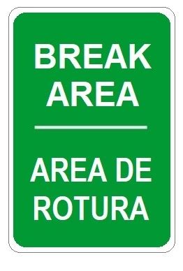 Break Check Area. Sign 的图像结果