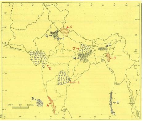 Write the correct name of State from the various shaded state in map of ...