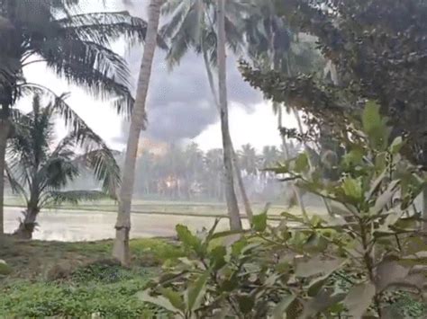 Gas leak from ONGC oil well in Andhra Pradesh's Konaseema