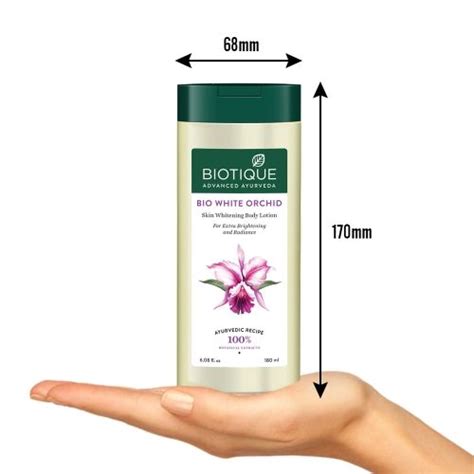 Biotique Bio White Orchid Skin Whitening Body Lotion (120ml ...