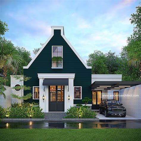 American Style House Design in Yogyakarta