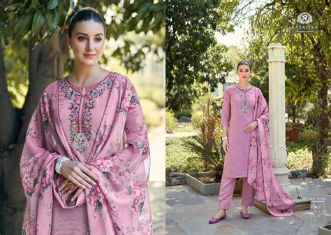 Rasalika Pastels Viscose Silk Top Bottom With Dupatta