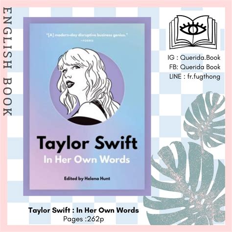 Querida หนังสือภาษาอังกฤษ Taylor Swift In Her Own Words by Helena Hunt ...