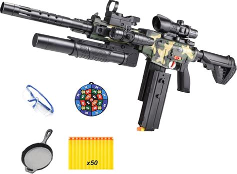 MINGJ M416 Automatic Toy Gun, Kids Toy Foam Blaster with India | Ubuy