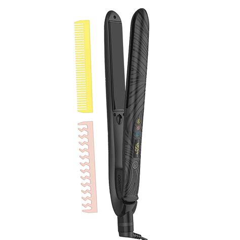 Conair The Curl Collective 1-inch Ceramic Flat Iron with Comb Guides ...
