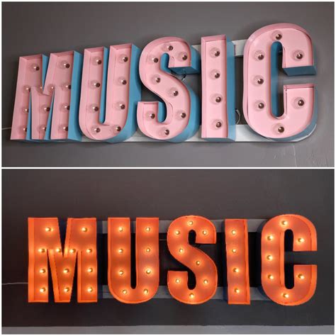 Large Marquee Letters Giant Light Up Letters for Wedding & Baby Shower ...