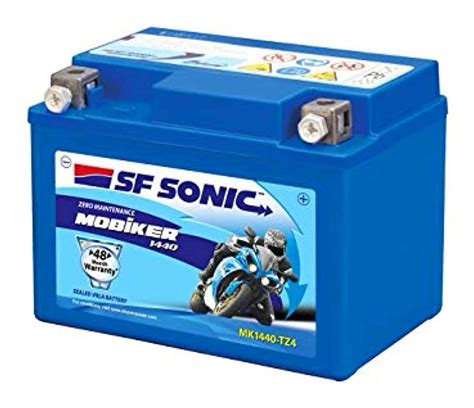 EXIDE SF Sonic MOBIKER 1440 - TZ4 3AH - Battery for Honda Activa and ...