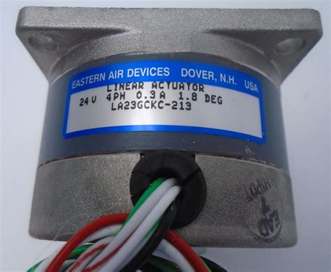 Eastern Air Devices Linear Actuator LA23GCKC - 213 1.8 Degree 24V M32 ...