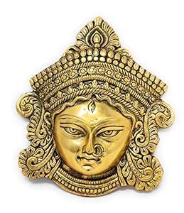Buy GMDT Enterprises Gold Black Metal Goddess Durga mukut/Sculpture ...