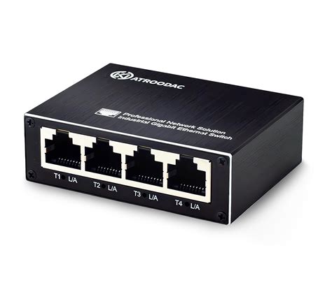 Buy Mini Industrial Switch 5 Ports Gigabit Ethernet Switch 10/100/1000 ...