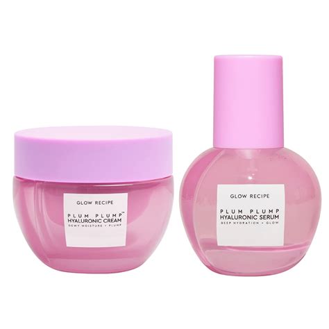 Buy Glow Recipe Plum Plump Hyaluronic Duo - Serum (30ml) & Face Cream ...
