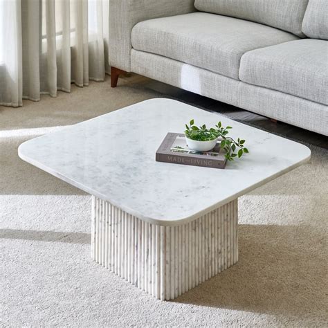 Buy Odessa Marble Top Coffee Table - White from Home Centre at just INR ...