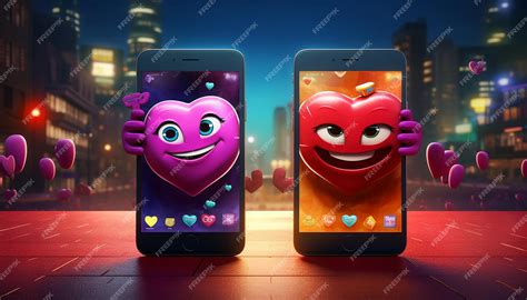 Premium Photo | Two smartphones side by side screens displaying ...