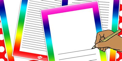 👉 Rainbow Page Borders