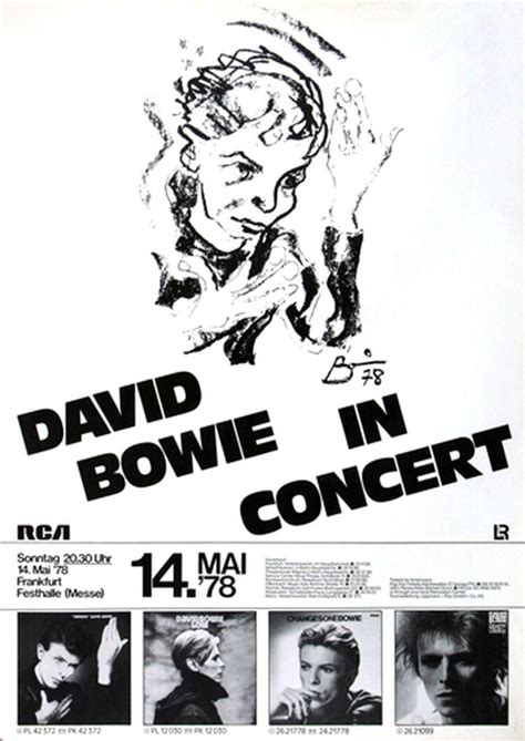 David Bowie - Heroes, Frankfurt 1978 - Konzertplakat, £ 385.30
