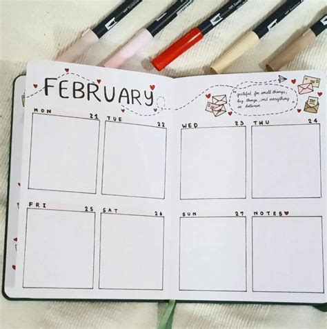 Image result for February Bullet Journal