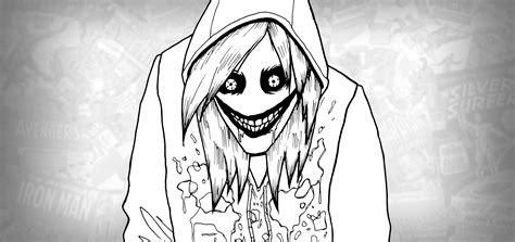 Jeff The Killer Drawing at PaintingValley.com | Explore collection of ...