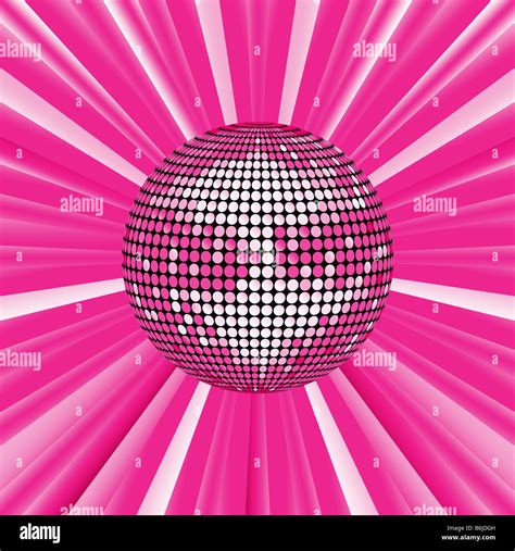 Disco Ball Background Pink