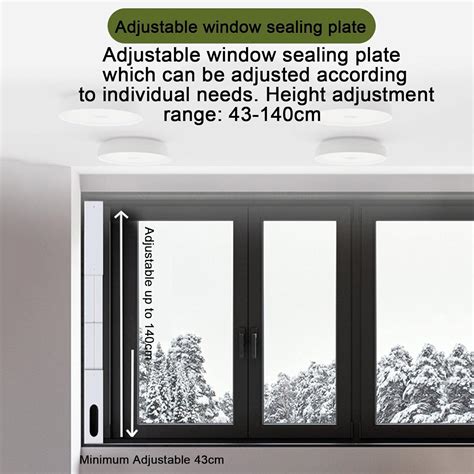 Buy Eayoly Portable AC Window Vent Kit | Sliding Door Air Conditioner ...