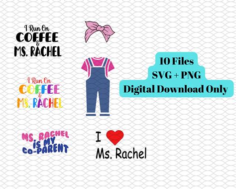 I Only Love Ms Rachel And My Mama Running On Ms Rachel Svg