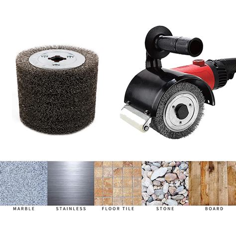 Buy 125x110mm 0.3mm Stainless Steel Wire Drawing Polishing Burnishing ...