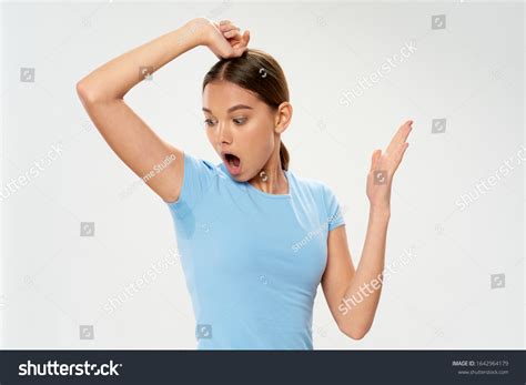 Woman Sweaty Armpit Bad Odor Deodorant Stock Photo 1642964179 ...
