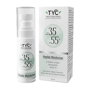 TYC Peptide Moisturizer for Ages 35–55+ | With 12 Advanced Peptides ...
