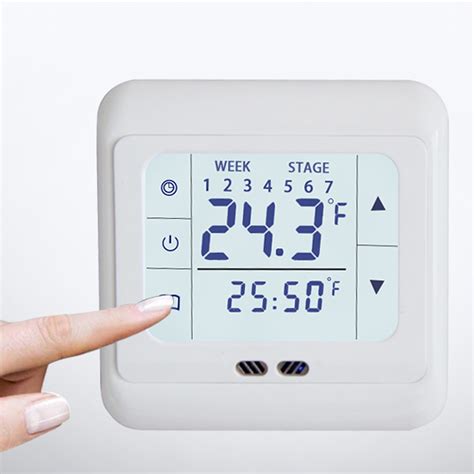 Touch Screen Room Underfloor Heating Thermostat Fl... – Vicedeal