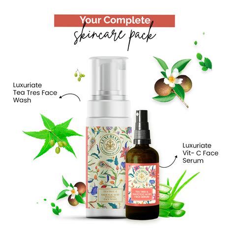 Buy Luxuriate Tea Tree & Salicylic Acid Forming Face Wash For Unisex ...