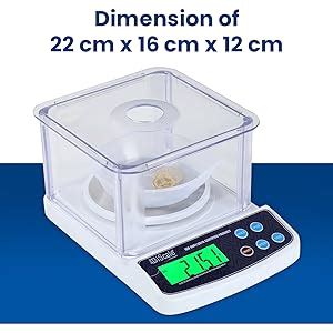 iScale i-400c, 500g x 10mg (0.01g) Analytical Balance Weighing Scale ...