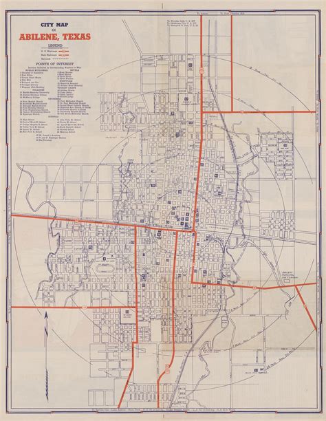 City Map of Abilene, Texas - The Portal to Texas History