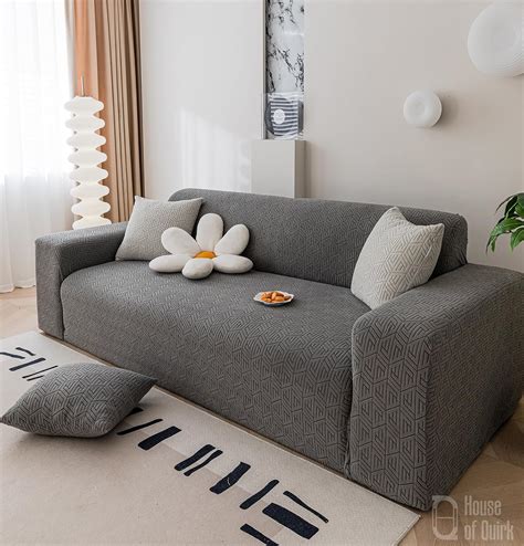 House of Quirk Universal Single Seater 220 GSM Jacquard Grain Texture ...