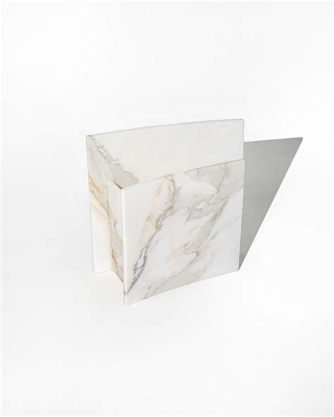 Premium Satvario Marble Flower Vase 013 Evara Arc Wide Pinched Ware ...